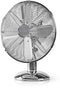 Nedis FNTB20ECR30 - Tafelventilator - Verstelbaar met 3 standen en zwenkfunctie - Verchroomd