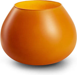 Eco bolvaas 'lassad' mat oranje h16,5 d22 td13 cm