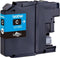 Brother LC125XLC - Inktcartridge - Hoge Capaciteit 1200 Paginas - Cyaan