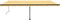vidaXL - Luifel - handmatig - uittrekbaar - met - LED - 600x350 - cm - geel - en - wit