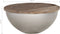 vidaXL - Salontafelset - komvormig - Ø60 - cm - massief - mangohout