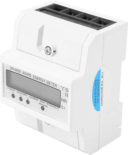 Digitale Elektriciteitsmeter LCD Driefasen 4-Draads Driefasenmeter voor DIN Top Hat Rail AC Meter Gekalibreerd / Goedgekeurd 3 x 230 / 400 V 5 (80) A met CE Certificaat