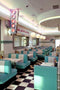 Bel Air Dinerbank Single Booth HW-150 Turquoise