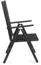 909 Outdoor 909 - Tuinstoelenset - Inklapbaar met zachte bekleding - Zwart (2 stuks)