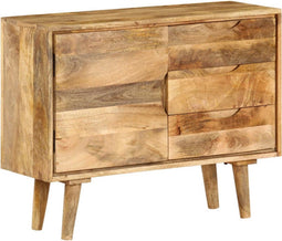 vidaXL - Dressoir - 90x30x69 - cm - massief - mangohout