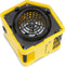 TROTEC Vloerventilator TFV 10 - Turboventilator - 90 W - Geel met zwart