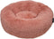 District 70 FUZZ - Hondenmand Zacht Pluche - Donutvorm - Lichtgrijs - Ø 80 cm (L)