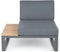 The Outsider Hoekbank Loungeset Albufeira Aluminium & Acaciahout