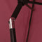 vidaXL - Parasol - met - metalen - paal - 300 - cm - bordeauxrood