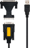 Nanocable 10.03.0002 - Adapter USB naar RS232 - 1,8 m - Zwart