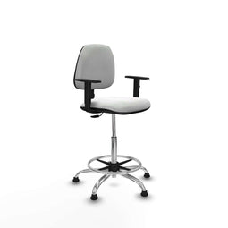 Piqueras y Crespo B1D05RT - Bureaustoel - Hoogteverstelbaar met armleuning - Wit