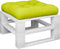 vidaXL - Palletkussen - 58x58x10 - cm - stof - heldergroen