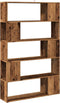 vidaXL - Boekenkast/kamerscherm - 100x24x155 - cm - oud - houtkleurig