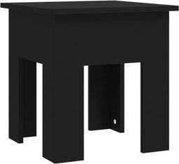vidaXL - Salontafel - 40x40x42 - cm - bewerkt - hout - zwart
