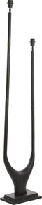 Light & Living Vloerlamp Gavi - 2-Lamps - Mat Zwart - excl. kap