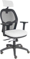 Bureaustoel met hoofdsteun P&C B3DRPCR Wit