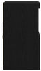 vidaXL - Sideboard - met - LED-verlichting - Zwart - Eiken - 41x37x67 - cm