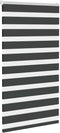 vidaXL - Zebra - rolgordijn - 70x100 - cm - stofbreedte - 65,9 - cm - zwart