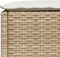 vidaXL - Tuinkruk - met - kussen - 63,5x56x32 - cm - poly - rattan - beige