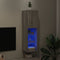vidaXL - Tv-meubel - met - LED-verlichting - 30,5x30x102 - cm - grijs - sonoma - eiken