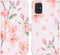 iMoshion Hoesje Geschikt voor Samsung Galaxy A51 Hoesje Met Pasjeshouder - iMoshion Design Softcase Bookcase - Wit / Roze / Blossom Watercolor
