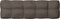 vidaXL - Palletkussens - 5 - st - stof - taupe
