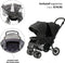 Deryan Elena - Luxe dubbele buggy - Compact lichtgewicht - Zwart