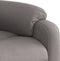 Fauteuil verstelbaar stof taupe