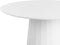 PLATO - Ronde eettafel - Wit - 100 cm - MDF