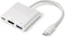 Renkforce RF-4366444 - USB-C naar HDMI + USB 3.0 multipoort-adapter - 5 Gbit/s - Wit