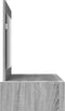 vidaXL - Wandplank - Kaptafel - Grijs - Sonoma - 100x40x70 - cm
