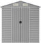 vidaXL - Tuinschuur - 191x300x198 - cm - gegalvaniseerd - staal - lichtgrijs