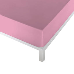 Verstelbaar onderlaken Naturals BAJERA (DRAP HOUSSE) Licht Roze 90 x 190/200 cm (Bed van 90)