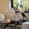 Light & Living Tafellamp Crane - Zwart/Crème - 33x30x76,5cm - Modern