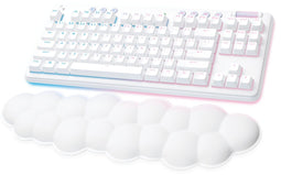 Logitech G715 - Draadloos Mechanisch Toetsenbord TKL - GX Rood - White Mist