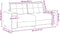 vidaXL - Loveseat - bank - 140 - cm - stof - lichtgrijs