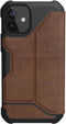 Urban Armor Gear - Metropolis - Schokbestendig - Leer - Zwart (iPhone 12 Mini)