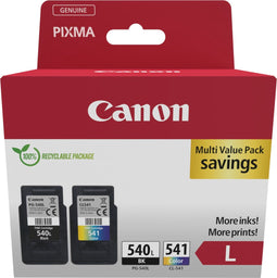 Canon PG-540L/CL-541 BCL - Originele inktcartridges - Zwart en kleur