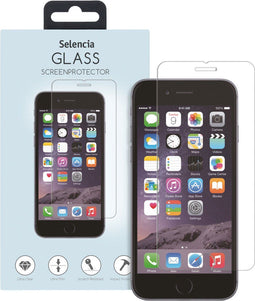 Selencia Gehard Glas Screenprotector - iPhone SE (2022 / 2020) - 9H gehard glas - Telefoonhoes vriendelijk