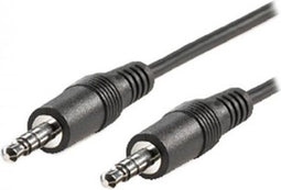 300-00026 3.5mm Audio Cable, M/M, 3m, Black, Blister