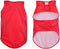vidaXL - Hondenregenjas - met - reflecterende - strips - polyester - rood - 2XL