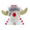 Kerstversiering DKD Home Decor Polyester Rendier (8 x 14 x 19 cm) (2 Stuks)