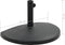 vidaXL - Parasolvoet - halfrond - 15 - kg - polyresin - zwart