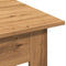 vidaXL - Salontafel - 102x55x42 - cm - bewerkt - hout - artisanaal - eikenkleur