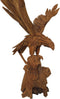 Adelaar medium - 160x88x165 - Natural - Teak wortelhout