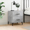 vidaXL - Nachtkastje - 40x35x47,5 - cm - bewerkt - hout - betongrijs