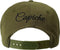 Capiche® Snapback Pet Heren – Anaconda – Legergroen – Verstelbaar met Druksluiting – Sportcap – Baseball Cap – Mannen Cap – Slangen Pet