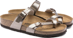 Birkenstock Mayari BF - Dames Slippers - Anatomisch voetbed - Graceful Taupe - Maat 40