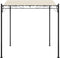 vidaXL - Luifel - 2x2,3 - m - 180 - g/m² - stof - en - staal - crèmekleurig