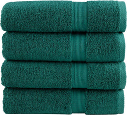 vidaXL - Badhanddoeken - SOLUND - 4 - st - 600 - g/m² - 70x140 - cm - groen